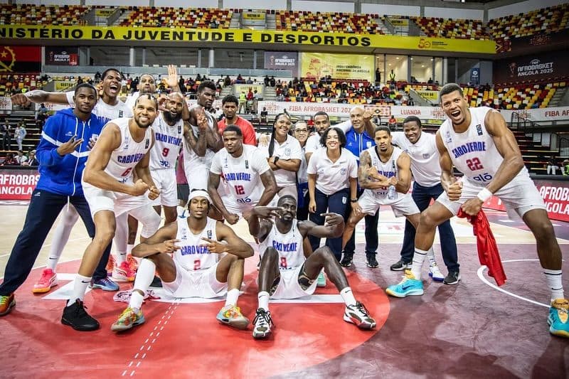 Cabo -Verde defronta Angola hoje nos quartos de final do Abrobasket 2025