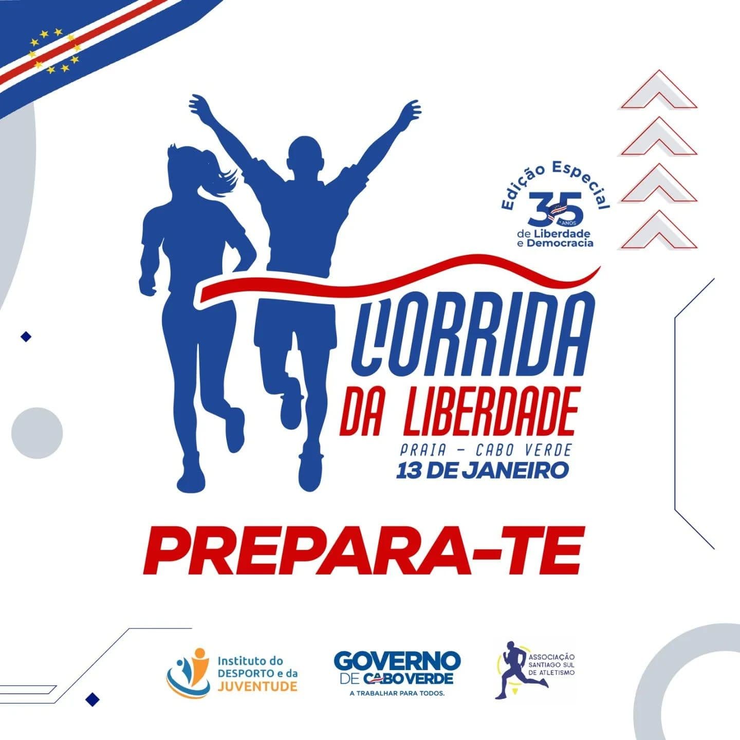 Instituto do Desporto e da Juventude anuncia realização Corrida da Liberdade: Edição Especial 