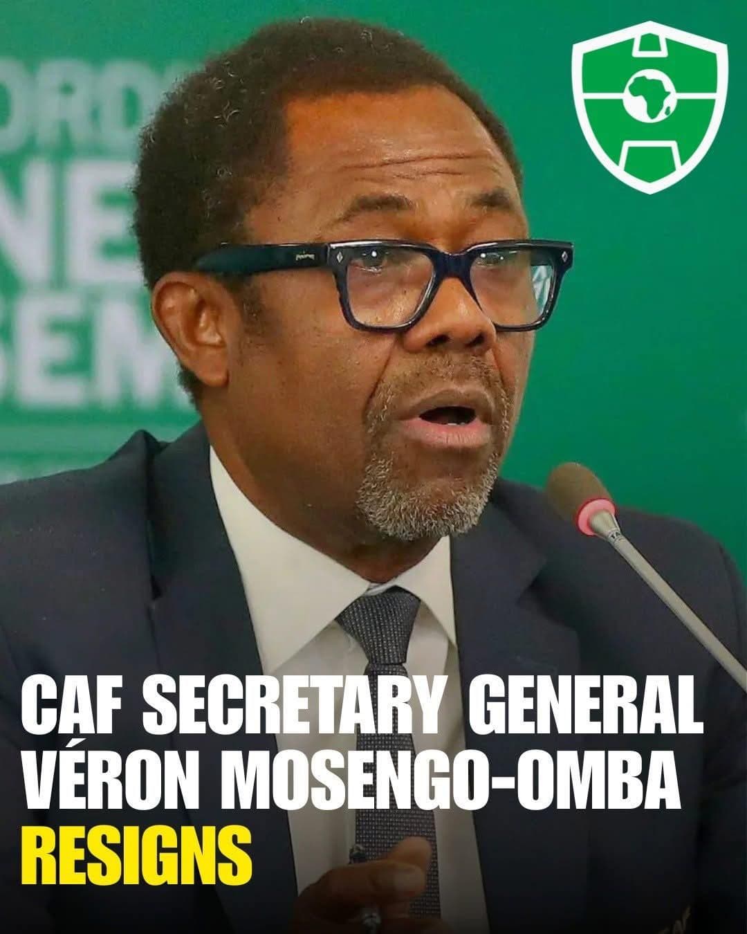 Secretário-geral da CAF demite-se após alegações de corrupção 