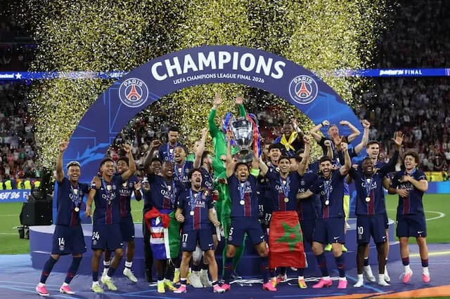 PSG é novamente campeão europeu