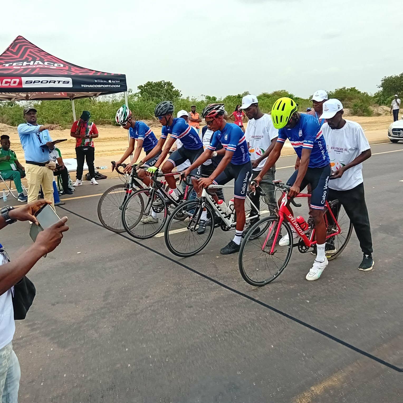 Team de Cabo Verde de Ciclismo termina na 9ª posição na competição dos jogos africanos realizada esta quinta feira