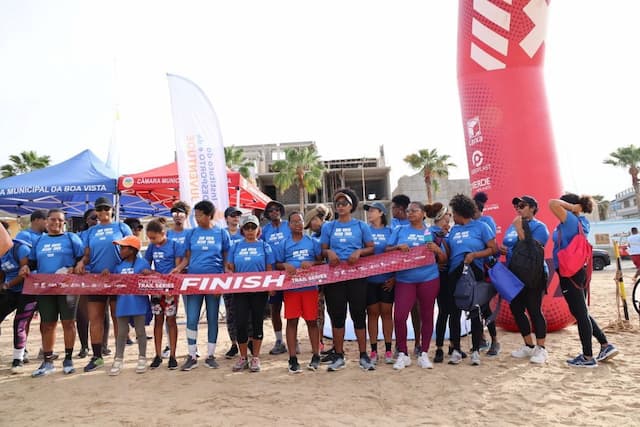 Cabo Verde Trail Séries  arrancou hoje com Boa Vista Ocean Trail2025  