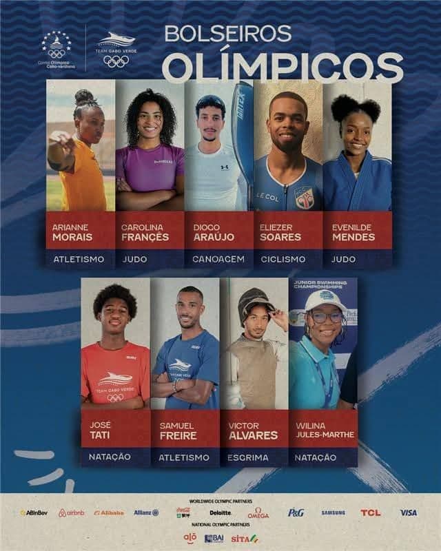 Cabo Verde conta com nove novos bolseiros de Solidariedade Olímpica para Los Angeles’2028  