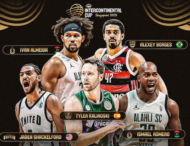 Ivan Almeida integra o “Cinco Ideal” do Intercontinental Cup 2025 em Singapura