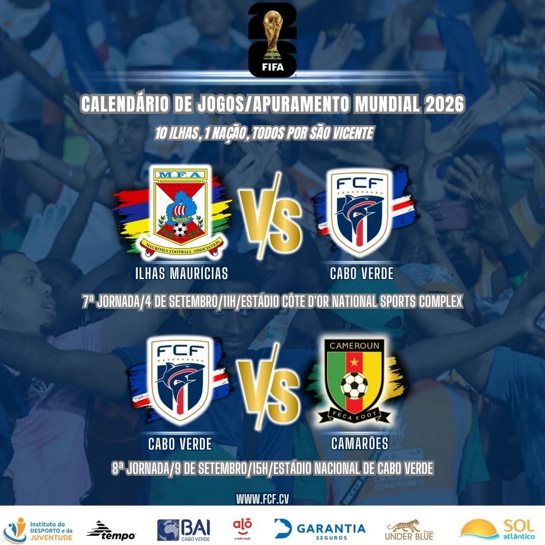 Mundial’2026: Seleccionador Bubista divulga hoje os convocados para os jogos contra Maurícias e Camarões