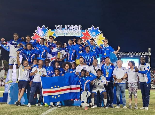 Jogos da CPLP: Cabo verde vence Angola na final e conquista medalha de ouro em futebol