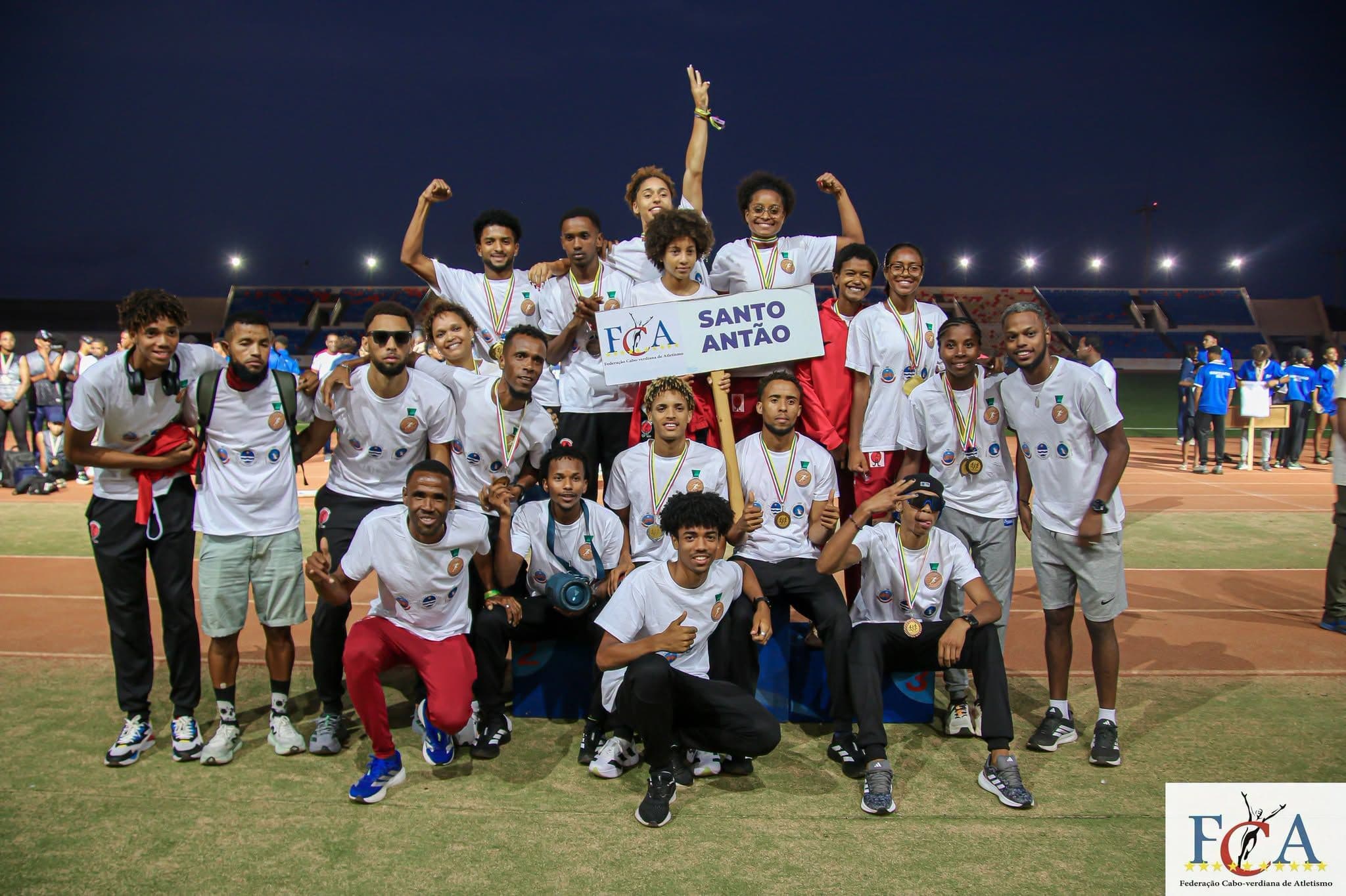 Termina o Campeonato Nacional de Atletismo com Santo Antão a revalidar o título e balanço positivo feito pela Presidente da Federação