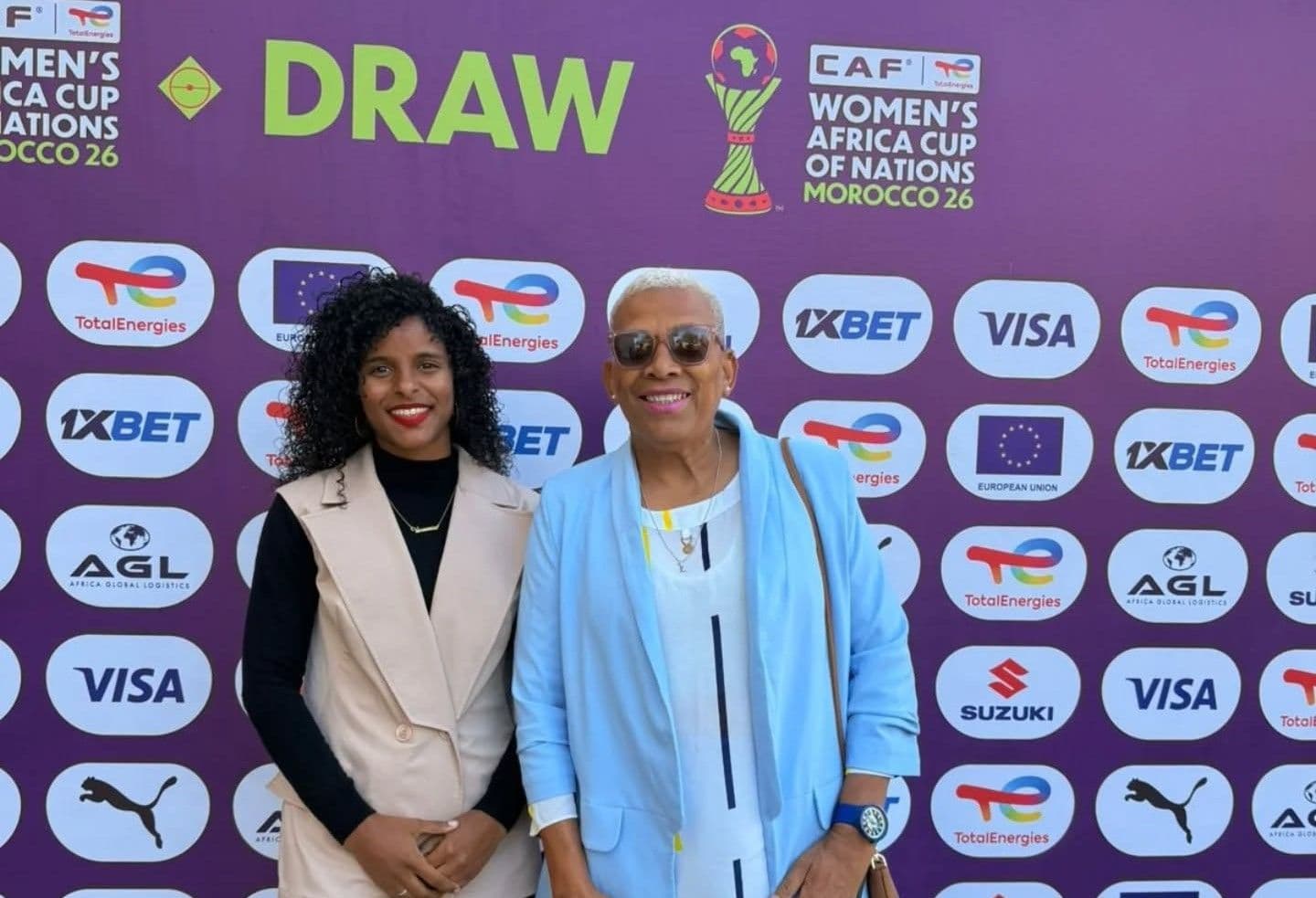 CAN’2026-Futebol feminino: Seleccionadora nacional Nita e capitã Varsénia da Luz representam Cabo Verde no sorteio da CAF 