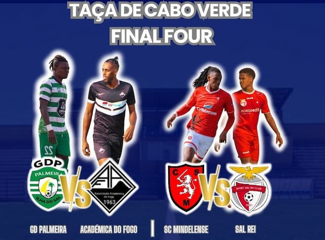 Final Four: Mindelense, Académica do Fogo, Palmeira e Sal-Rei jogam para a Taça Cabo Verde no Porto Novo