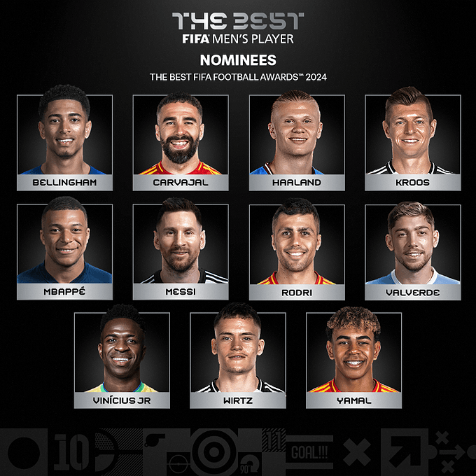 The Best FIFA Football Award 2024:  Vencedores  serão revelados nesta terça-feira