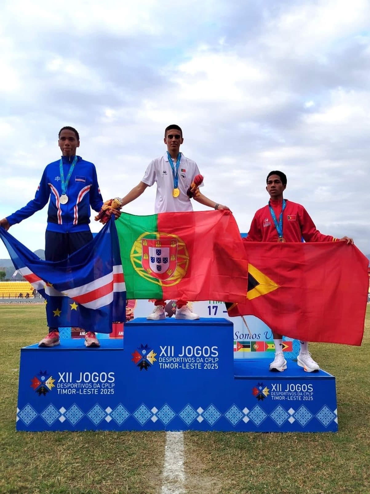 Atletismo 1500 Jogos da CPLP em Timor Leste: consegue prata para Cabo Verde