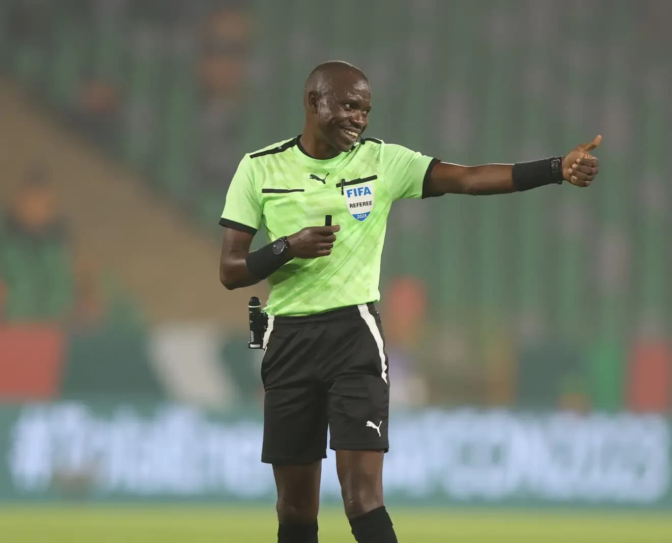 Jean-Jacques Ndala foi nomeado árbitro da partida de abertura da Copa Africana de Nações de 2025, entre Marrocos e Comores