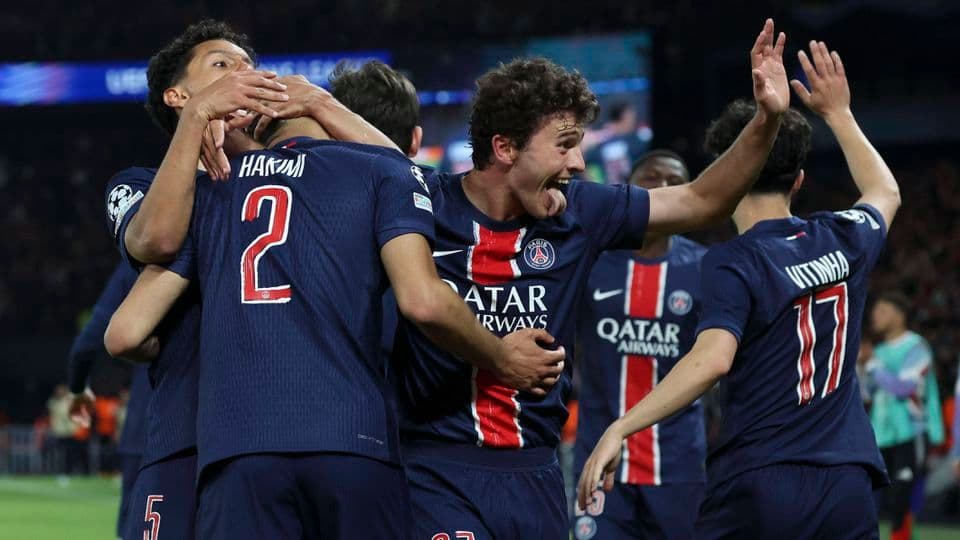 PSG elimina Arsenal e marca encontro com o Inter na final da Champions