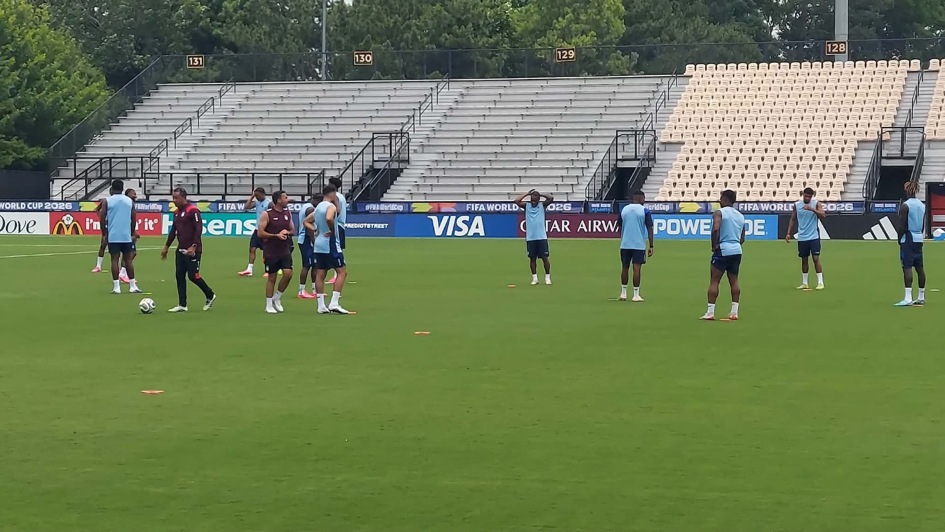 Seleção de Cabo Verde realizou único treino em Atlanta na preparação do jogo desta segunda feira contra Espanha