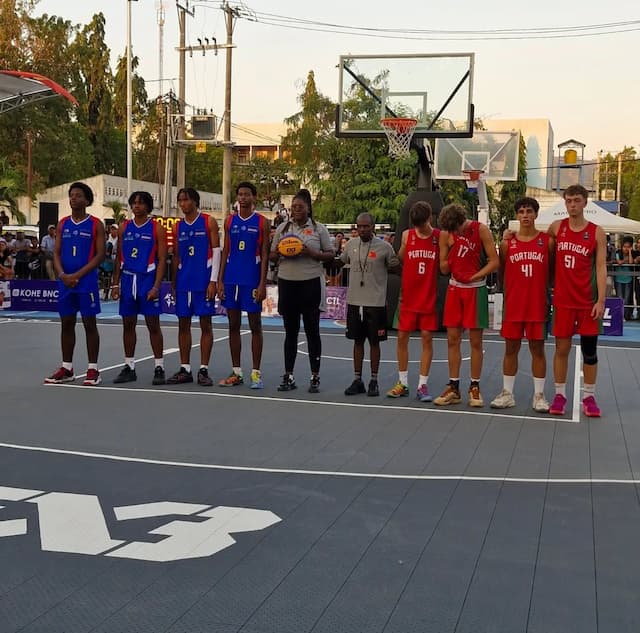 Cabo Estreia com vitórias em maculino e femino no Basket 3x3 nos Jogos da CPLP
