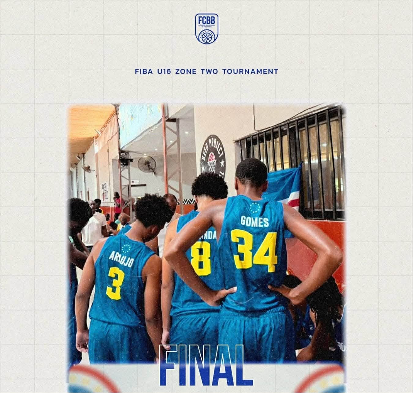 Seleçao Nacional de Basquetebol Sub-16 disputa hoje a final do Torneio da Zona Dois