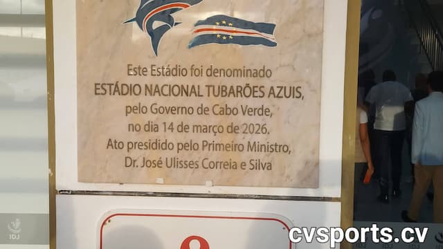 Está batizado: Estádio Nacional passa a chamar-se “Estádio Tubarões Azuis”