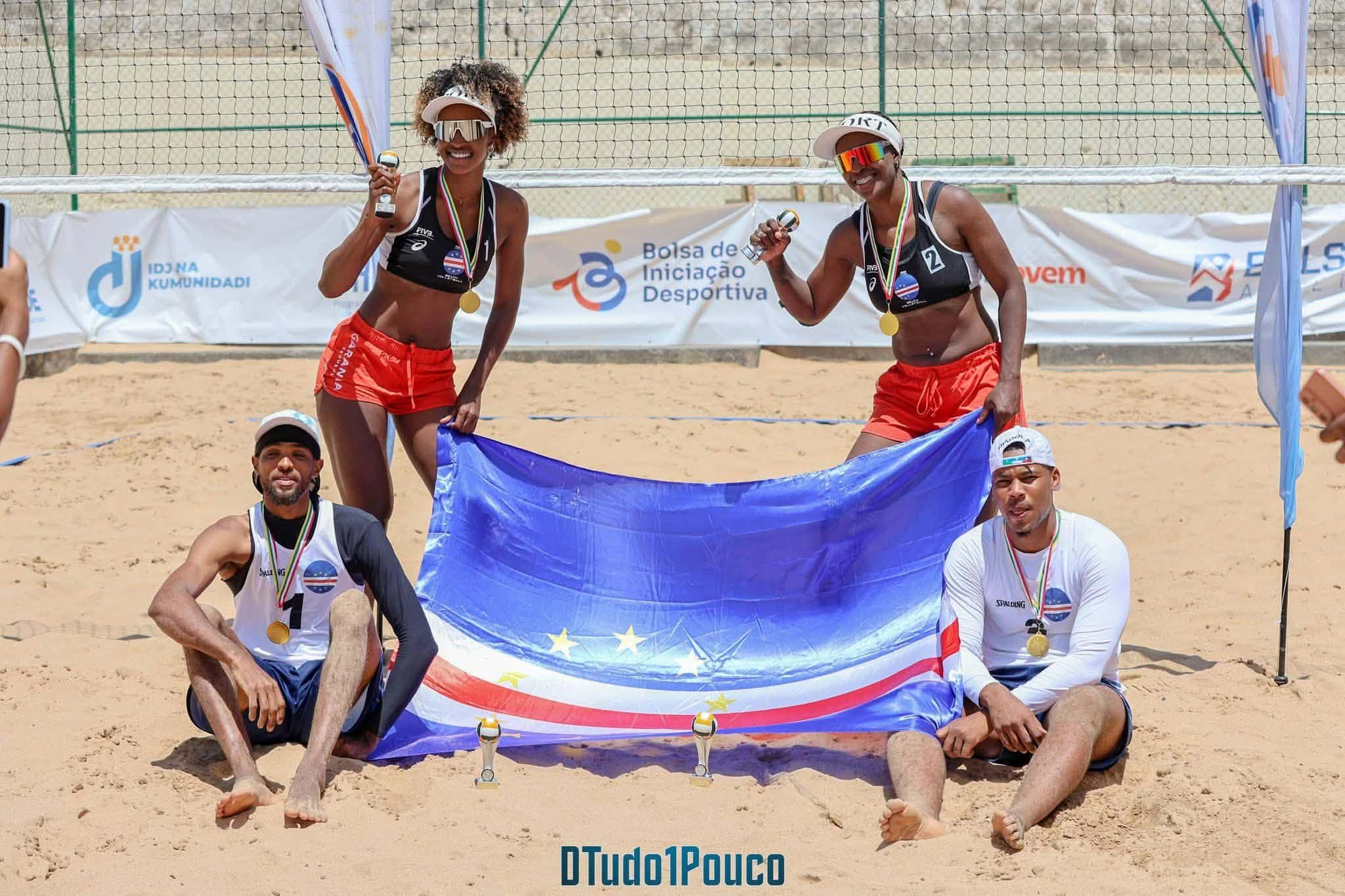 Irmãs Ludmila/Janice Varela Campeãs e Dupla Admilson /Ivan Campeões do Campeonato Regional de Beach Volei de Santiago Sul