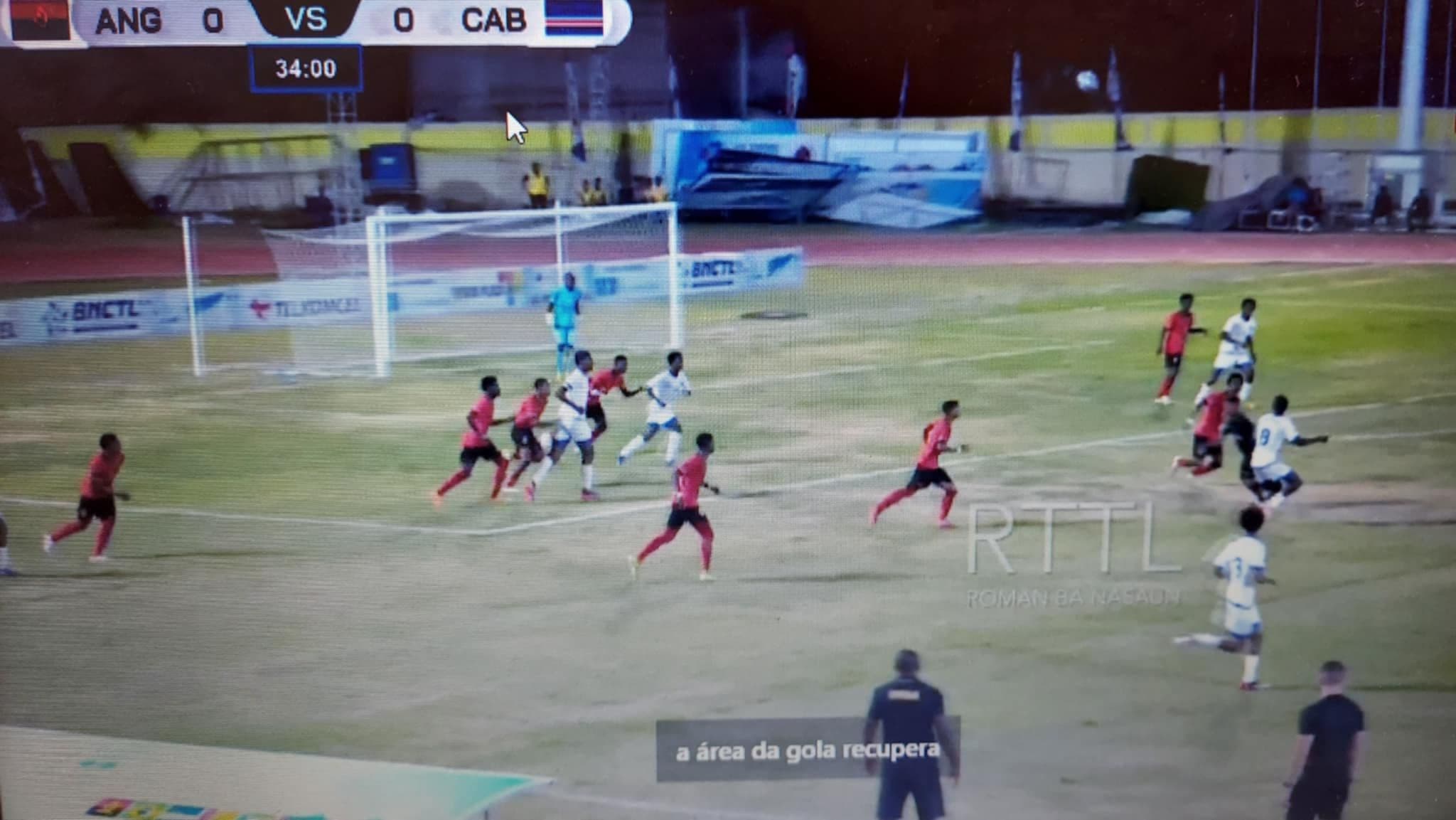 Intervalo do Jogo Cabo Verde x Angola jogos CPLP 0 -0