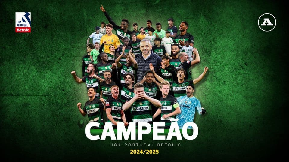  Sporting vence V.Guimaraes por 2-0 e faz a festa do título de campeão da 1ª liga portuguesa