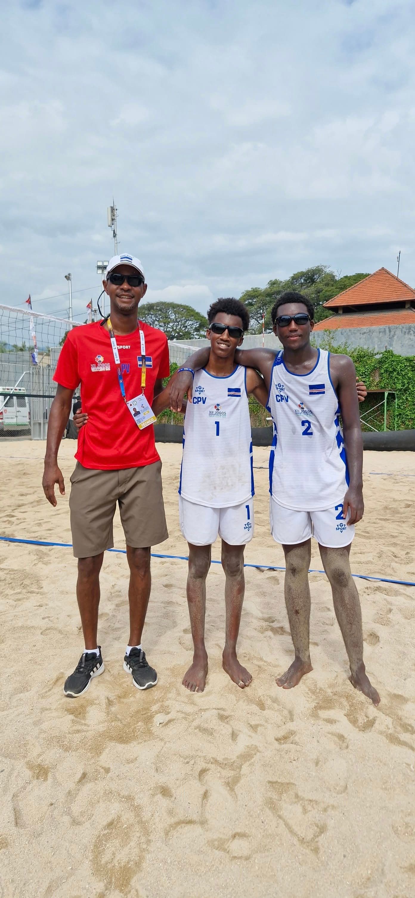 Cabo Verde soma a primeira vitória no Voleibol de Praia nos XII Jogos da CPLP