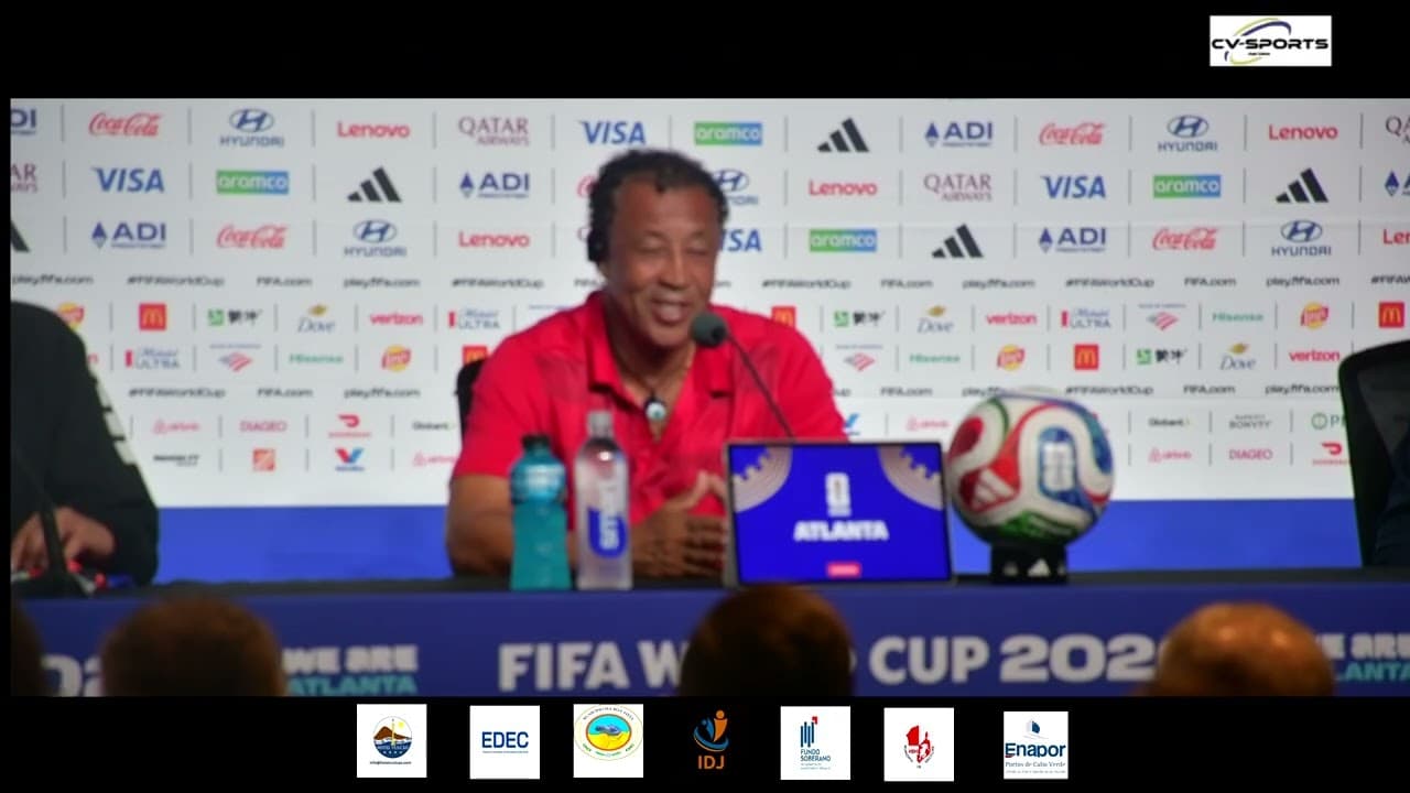 Conferência de Imprensa do Selecionador de Futebol  de Cabo Verde, Pedro Brito - Bubista, após o empate a zero entre Cabo Verde e Espanha