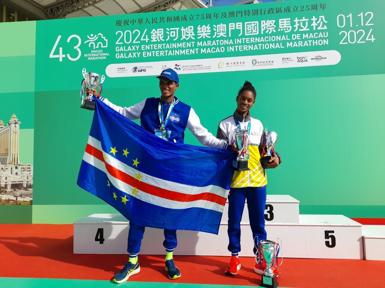 Meia Maratona Macau, Arthur Silva 6º e Jessara Xavier 7º na classificação 