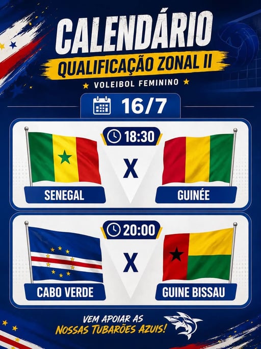 Torneio Zonal qualificativo para o CAN  de Voleibol tem inicio hoje no Vavá Duarte na Praia
