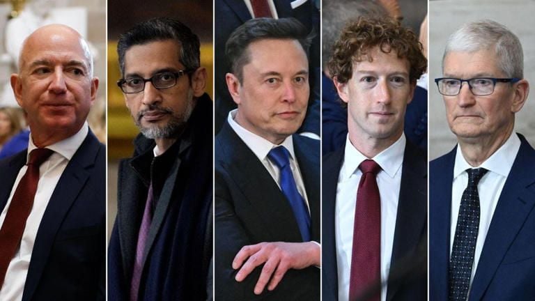Musk, Zuckerberg, Bezos e não só. Doaram milhões a Trump e estão a perder milhares de milhões por causa de Trump