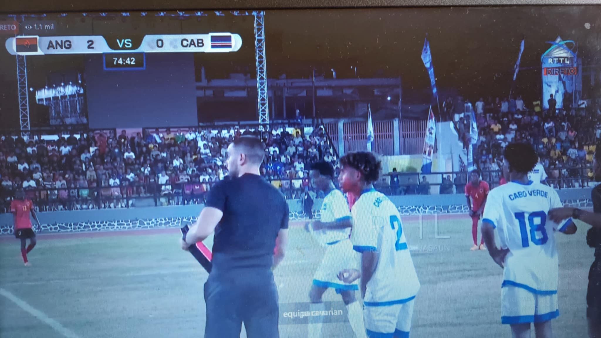 Futebol Jogos da CPLP: Seleçao de Cabo Verde perde  0 -2 diante de Angola