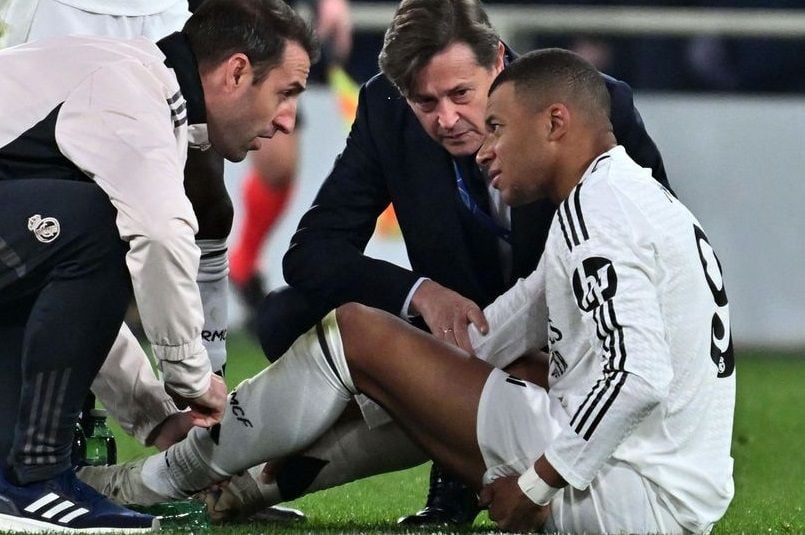 Mbappé lesiona-se e vai desfalcar Real Madrid nos próximos embates 