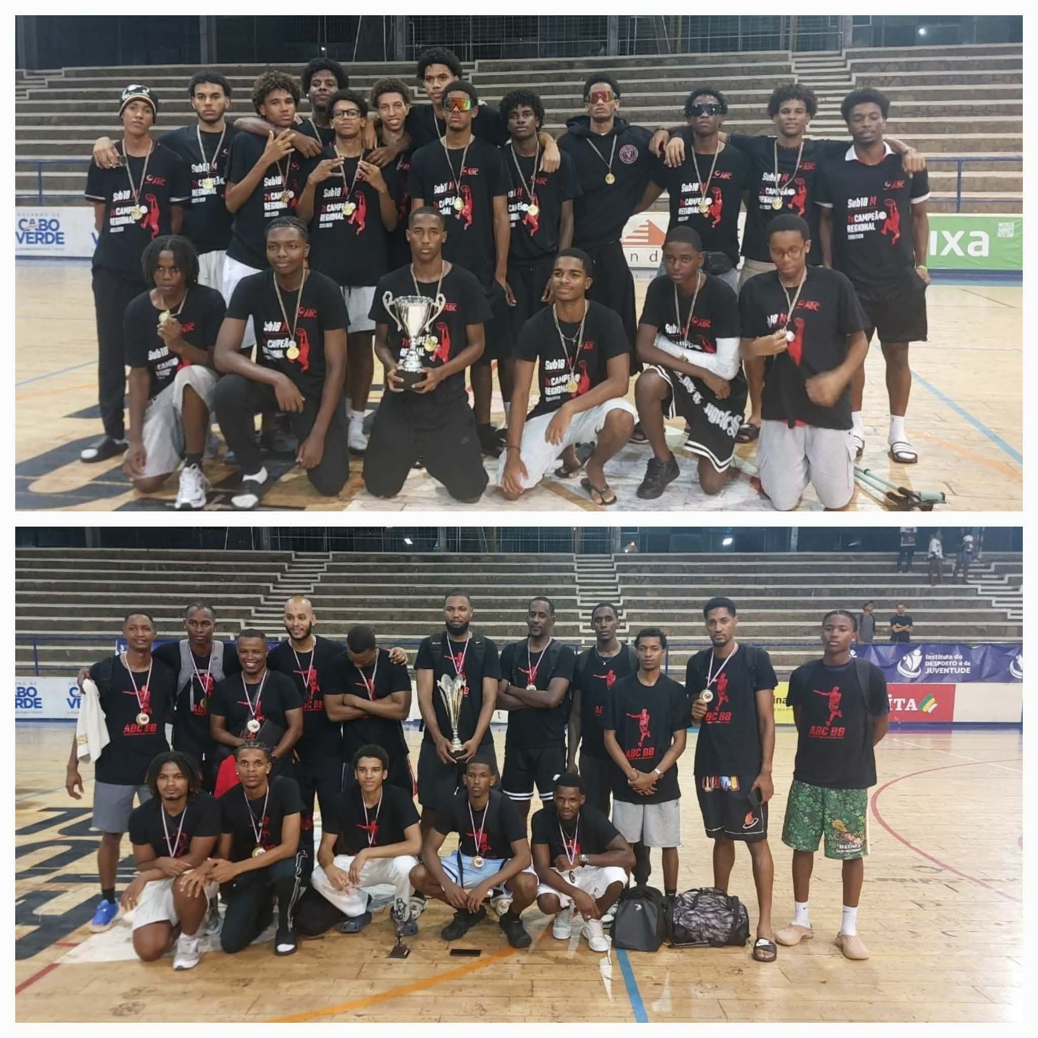 ABC conquista títulos Regional de Basquetebol Sénior e Sub-18 Masculino