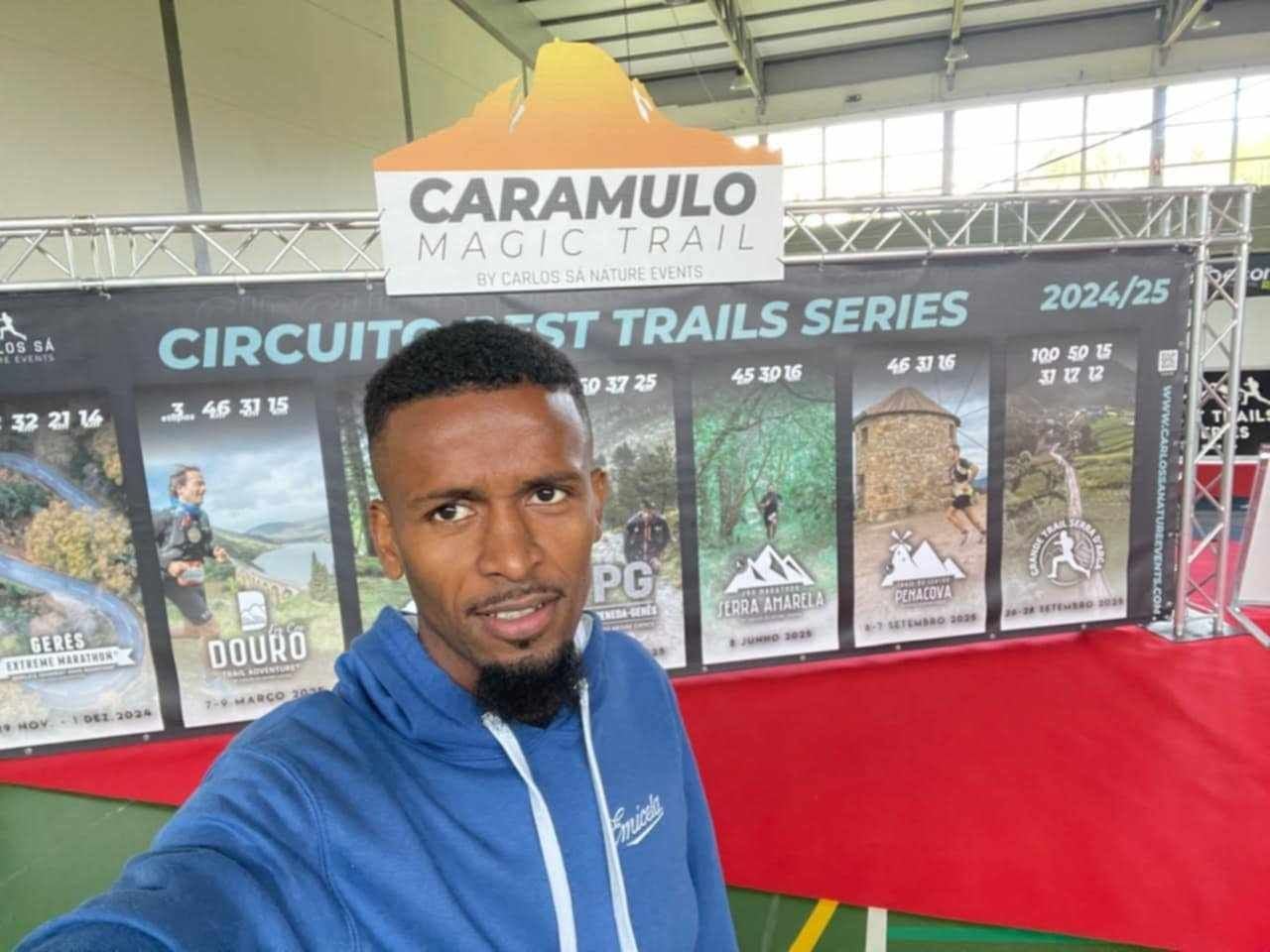 Atleta cabo-verdiano, Milly Brito vence 35 km da Caramulo Magic Trail em Portugal.