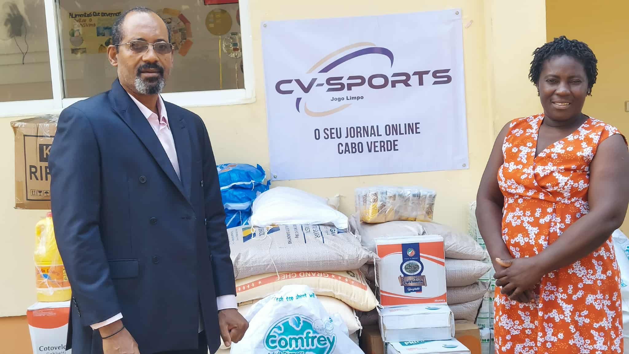 Cvsports Jogo Limpo apoia Lar de Idosos em São Tomé - STP
