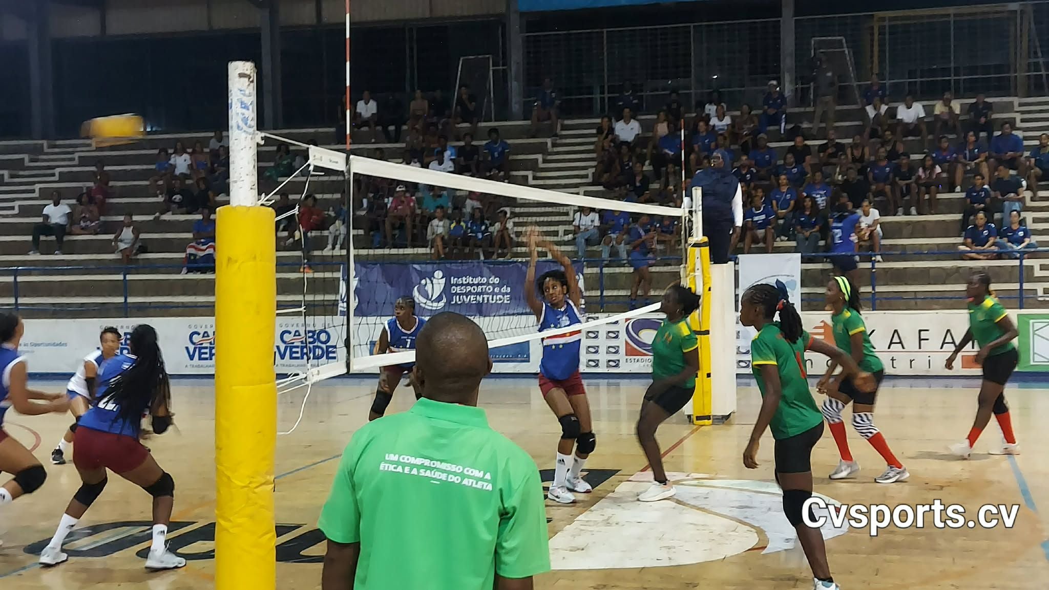 Cabo Verde inicia participação no Torneio da Zona dois de Voleibol feminino com vitória diante da Guiné Bissau