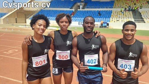 Campeonato Nacional de Atletismo/ Santiago Sul vence prova de 4x100
