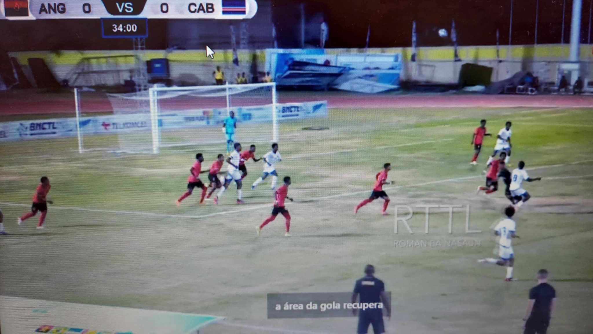 Intervalo do Jogo Cabo Verde x Angola jogos CPLP 0 -0