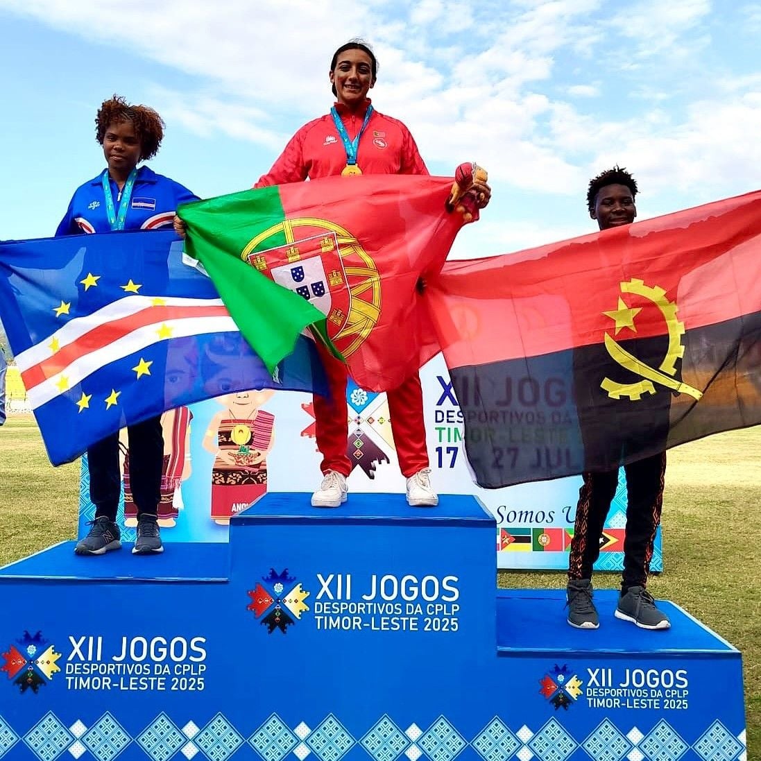 XII Jogos da CPLP que decorrem em Timor Leste: Sasha Semedo ganha prata no lançamento de peso