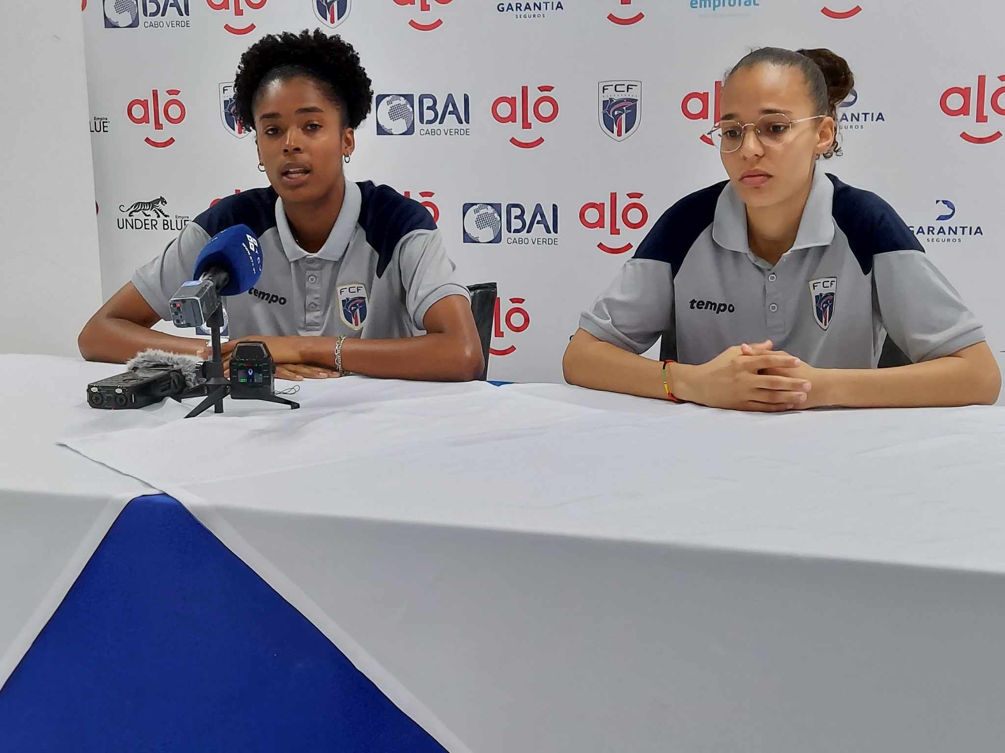 Alcione Gomes e Adriana Semedo confiantes na vitória da Seleção Feminina de Futebol no Jogo da Segunda mão contra Guiné Conacry