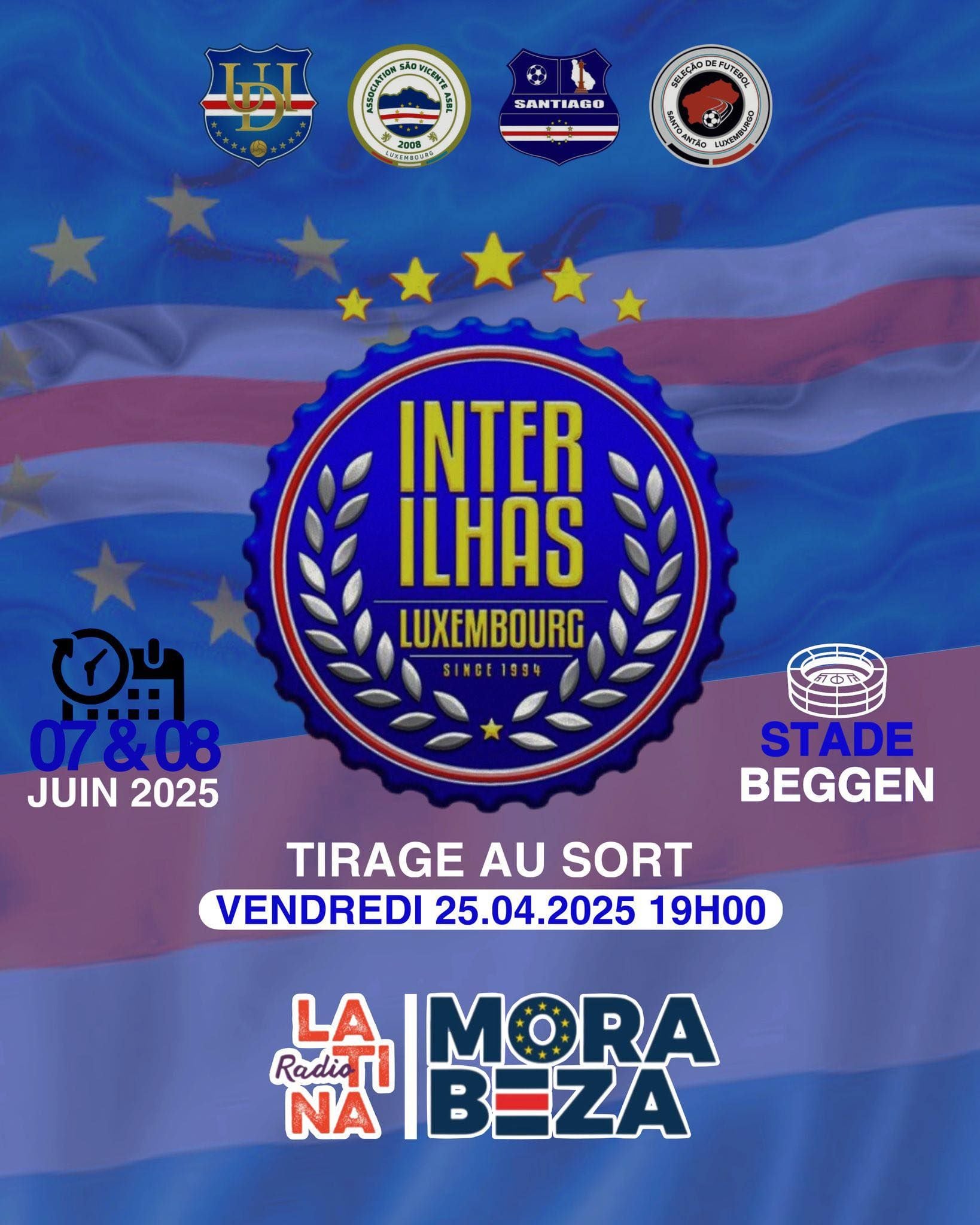 Ultimam-se os preparativos para o Torneio Inter Ilhas de futebol 2025 no Luxemburgo