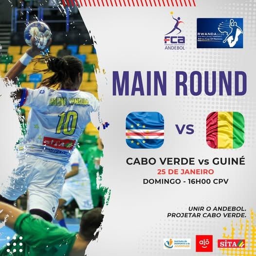 CAN Andebol: Cabo Verde defronta Guiné Conacri este Domingo, em Main Round