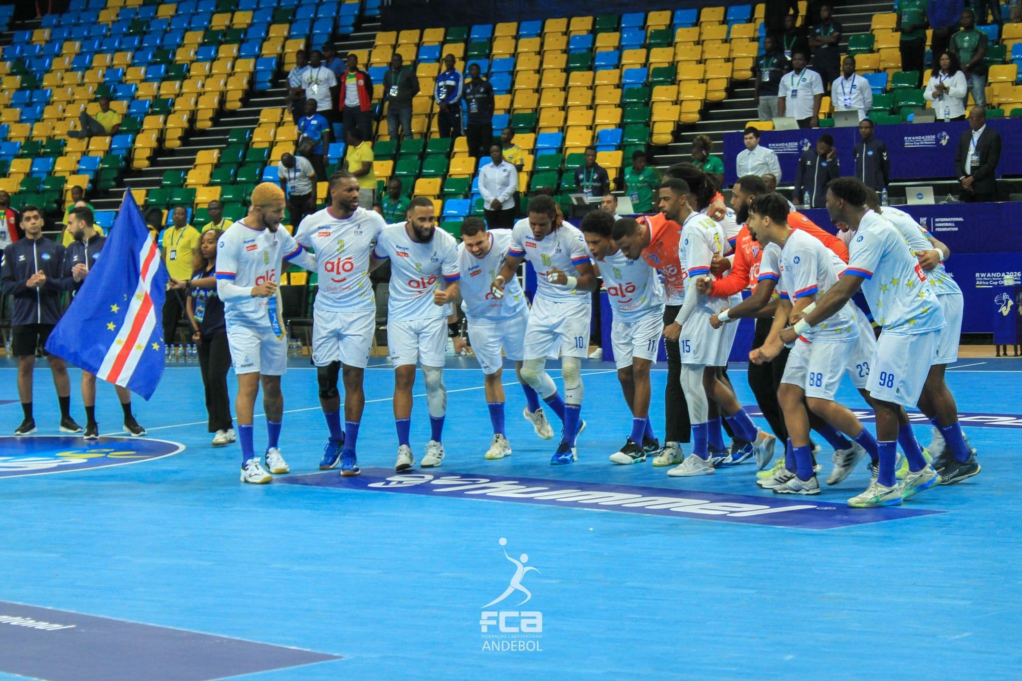 CAN- 2026: Seleção de Andebol de Cabo Verde perdeu hoje frente ao Egito e falhou acesso `a final