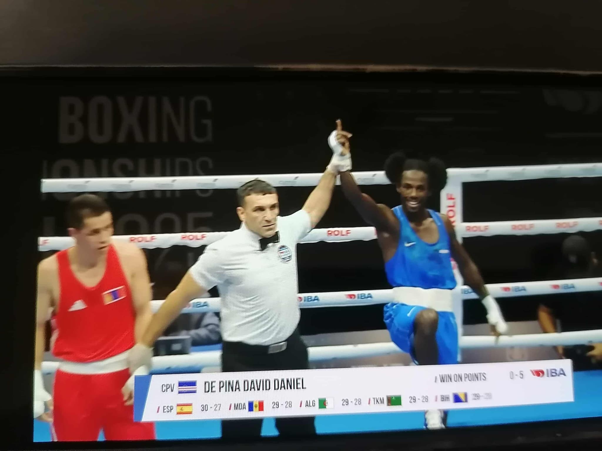 Mundial de Boxe Hoje: David de Pina bronze Jogos Olímpicos Paris 2024, acaba de competir e vencer seu adversário da Mongólia