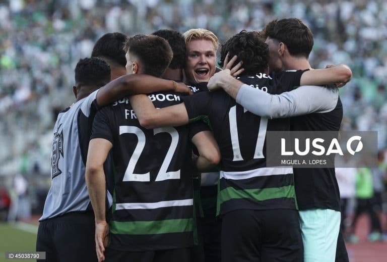 Sporting que esteve a perder até últimos segundos do tempo de descontos, vence no prolongamento e conquista a taça de Portugal