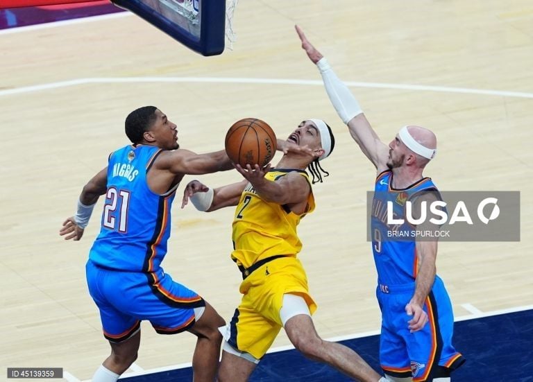 Pacers vencem na receção aos OKC e voltam a comandar final da NBA