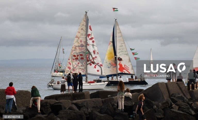 Outra flotilha com nove barcos segue para Gaza apesar da interceção da Global Sumud