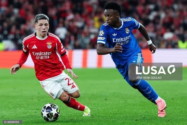 Prestianni (suspenso preventivamente pela Uefa) viajará com o Benfica para Madrid