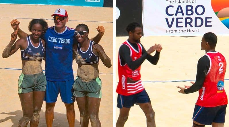 Voleibol de Praia: Cabo Verde participa na CAN Continental no Egito com duas duplas