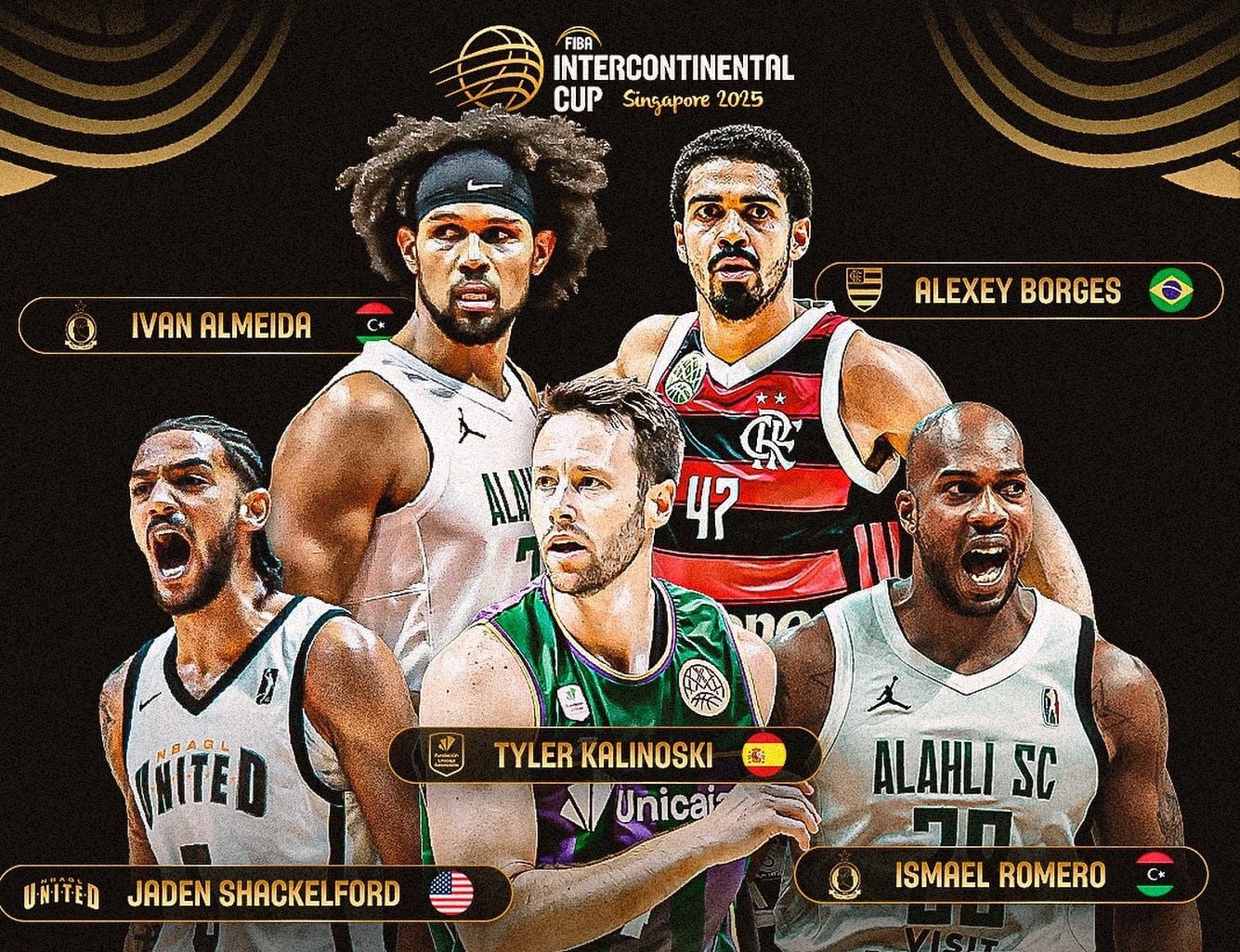 Ivan Almeida integra o “Cinco Ideal” do Intercontinental Cup 2025 em Singapura