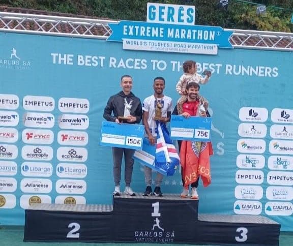 Milly Brito da Emicela Team Cabo Verde é o grande vencedor do trail de Gerês Extreme Marathon (Portugal)